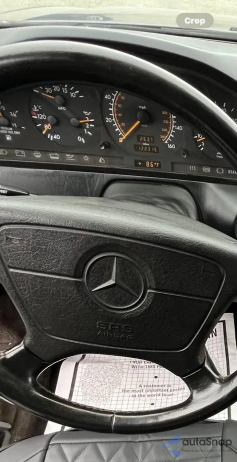 1995 Mercedes-Benz Sl 320 from USA, damaged, VIN WDBFA63E5SF111028